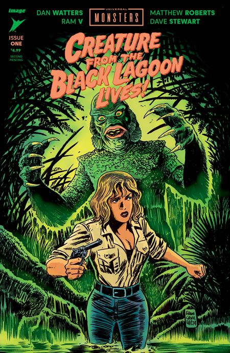 dave vs the monsters UNIVERSAL MONSTERS THE CREATURE FROM THE BLACK LAGOON LIVES #1 Second – Retcon Comics