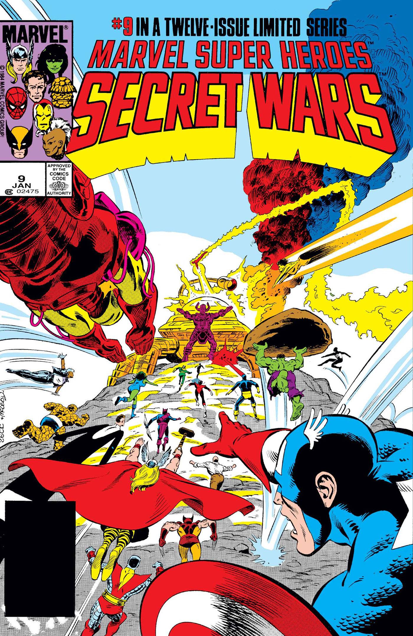 MSH SECRET WARS #9 FACSIMILE ED FOIL VAR (NET) – Retcon Comics