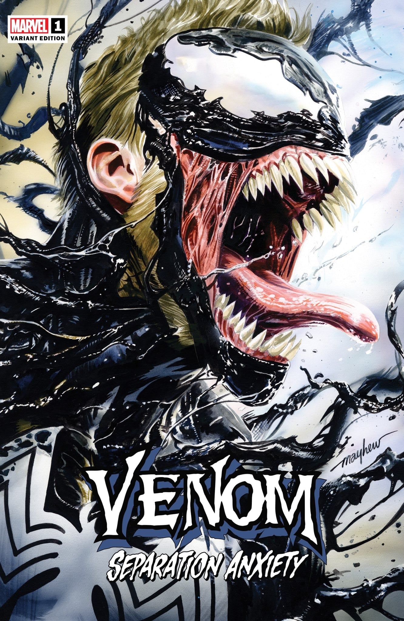 VENOM SEPARATION ANXIETY #1 MIKE MAYHEW EXCLUSIVE VARIANT – Retcon