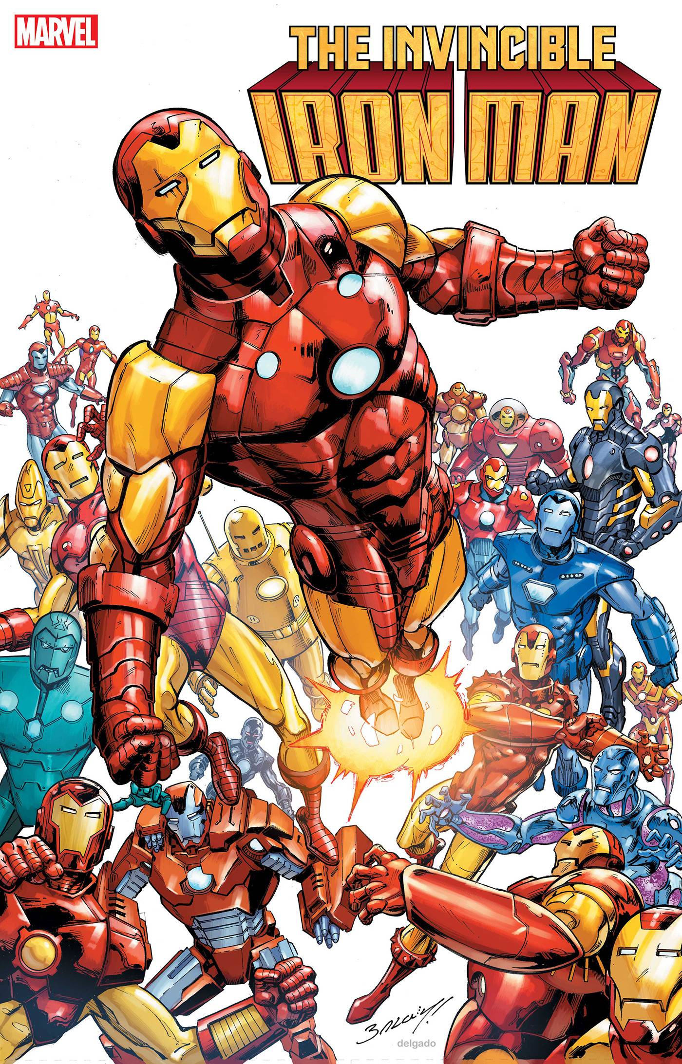INVINCIBLE IRON MAN #1 2ND PTG BAGLEY VAR – Retcon Comics