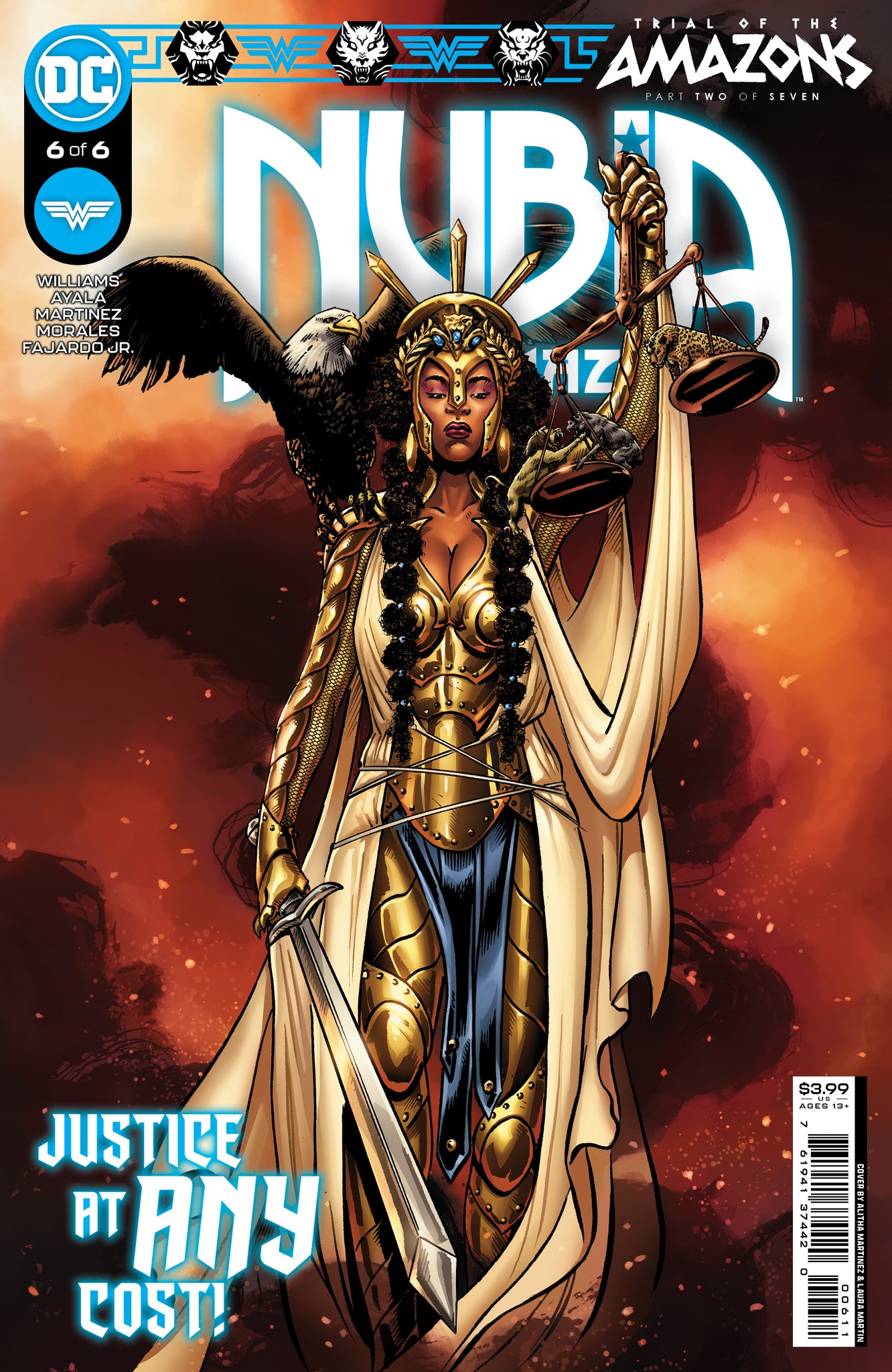 NUBIA AND THE AMAZONS #6 (OF 6)
