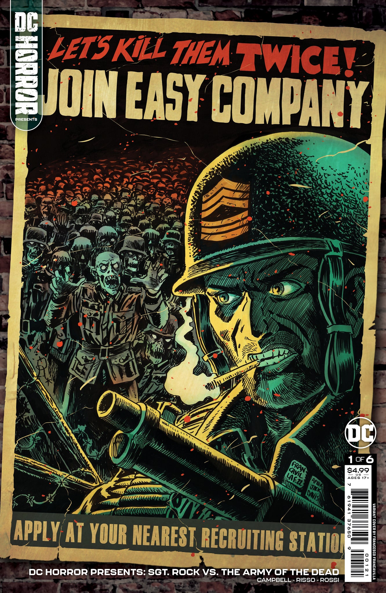 DC HORROR PRESENTS SGT ROCK VS THE ARMY OF THE DEAD #1 (OF 6)