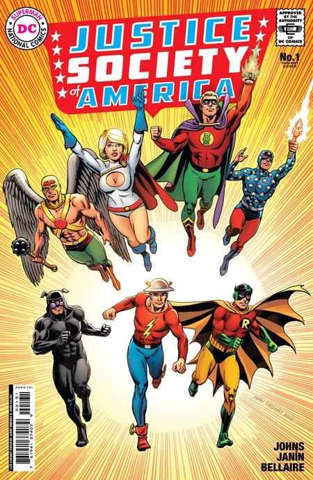 JUSTICE SOCIETY OF AMERICA #1 1:25 JERRY ORDWAY CARD STOCK VAR