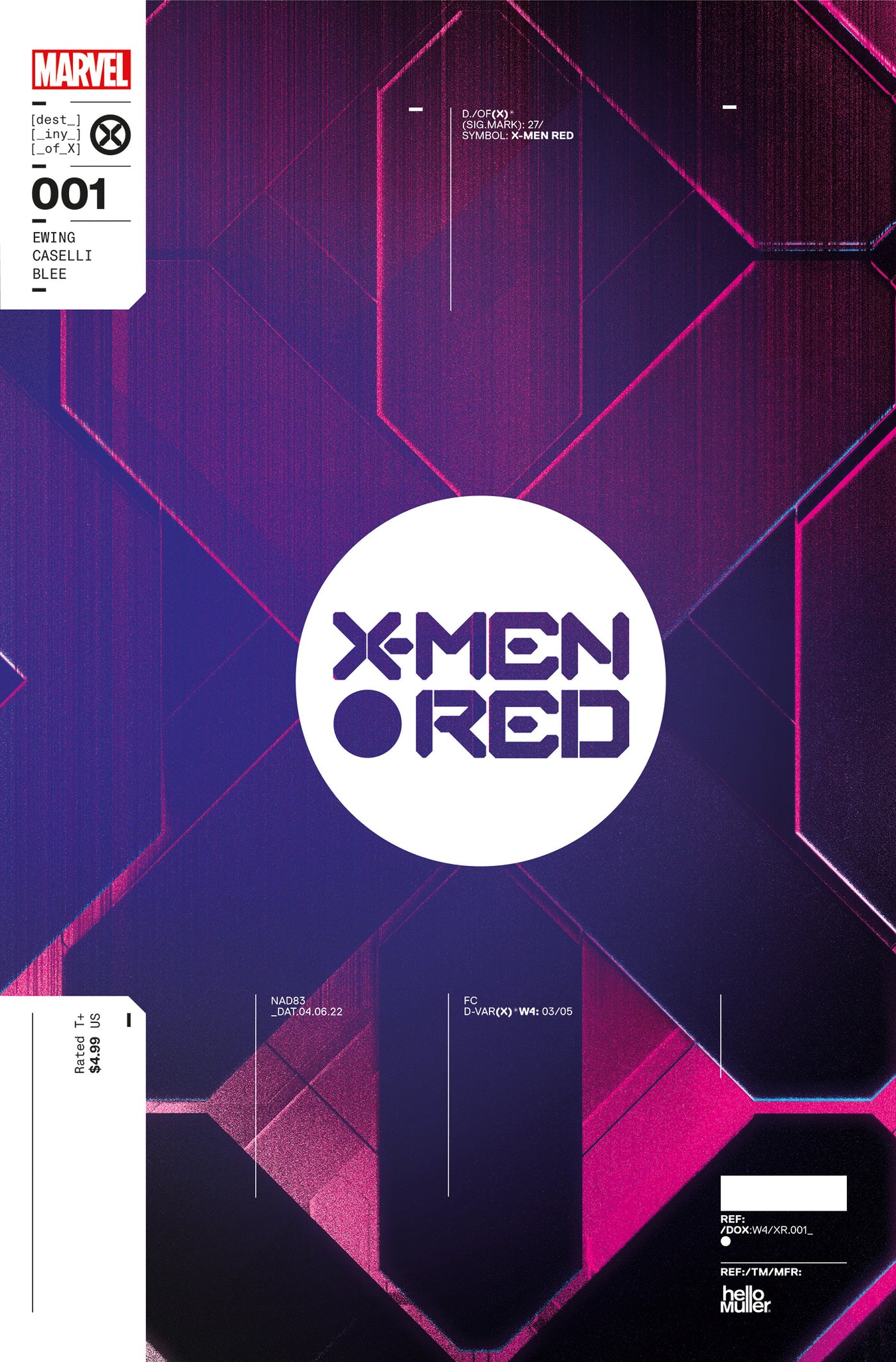 X-MEN RED 1 1:10 MULLER VARIANT