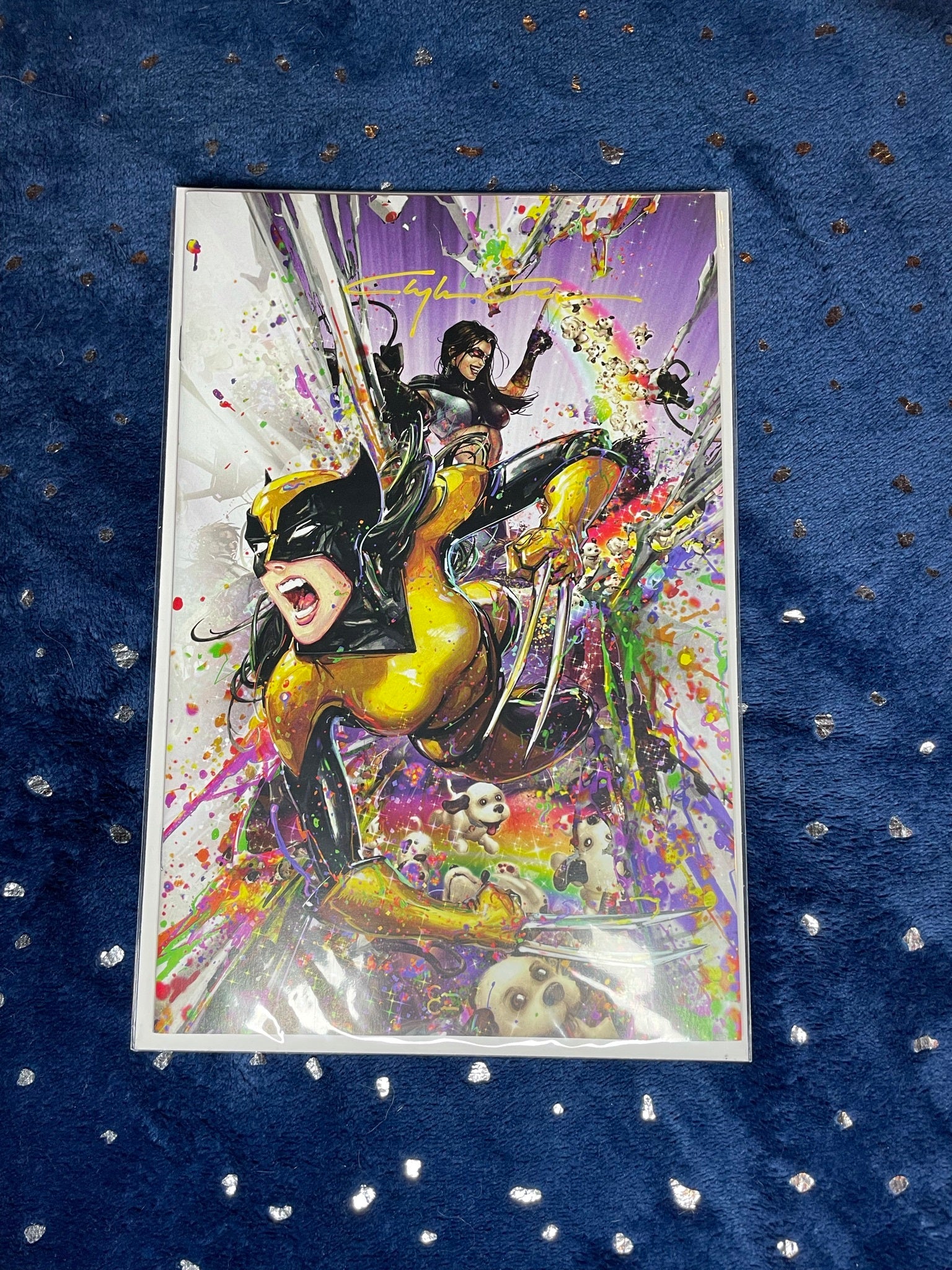 X-Men #1 Clayton Crain Megacon Virgin Exclusive "Puppies & Rainbows"
