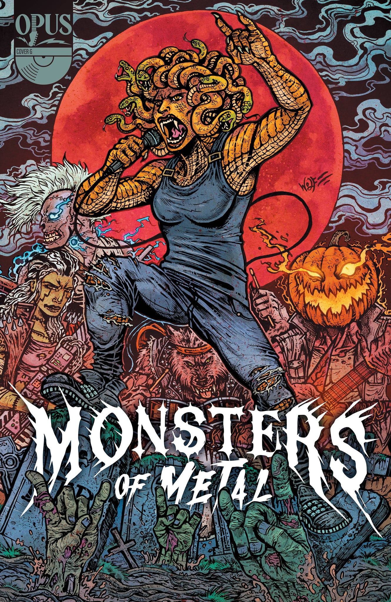 one shot monsters MONSTERS OF METAL ONE SHOT CVR G 10 COPY INCV WOLF – Retcon Comics